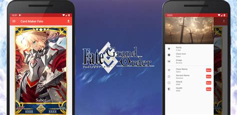 fate grand order servant card maker.